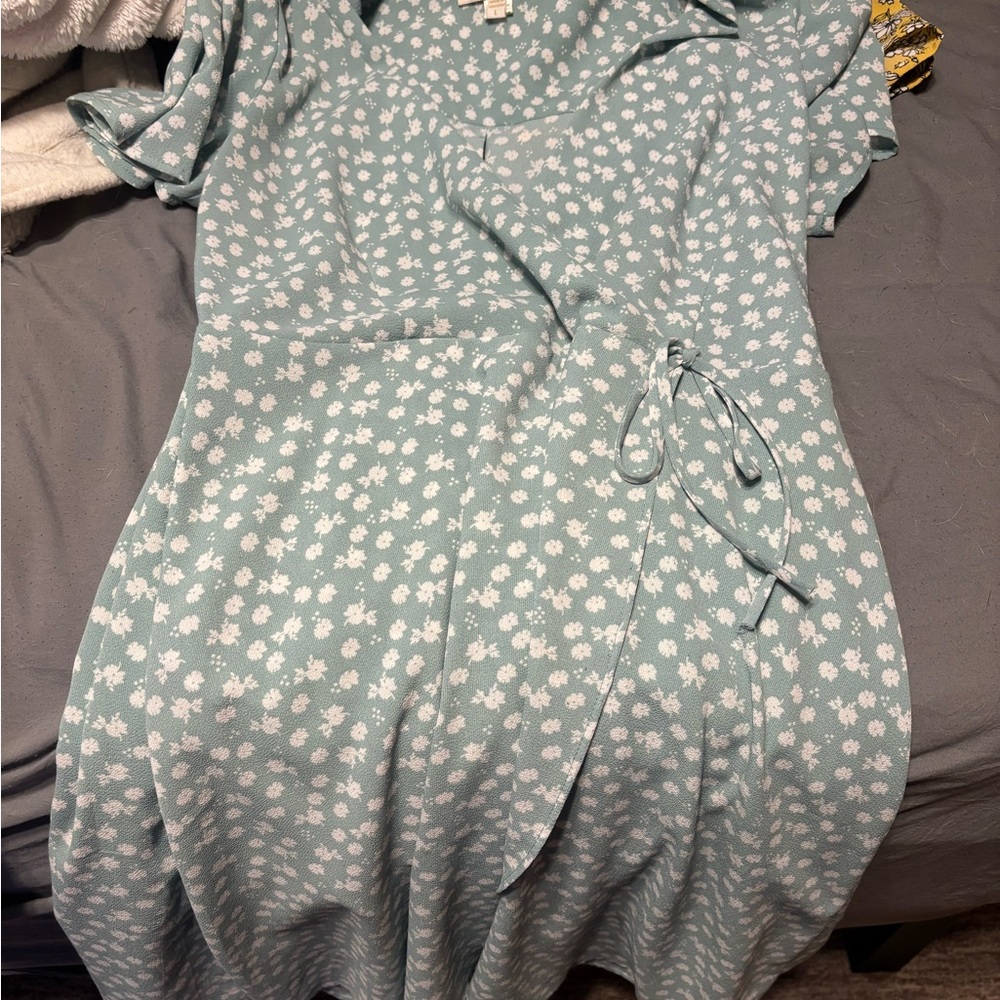 Floral Wrap Dress
